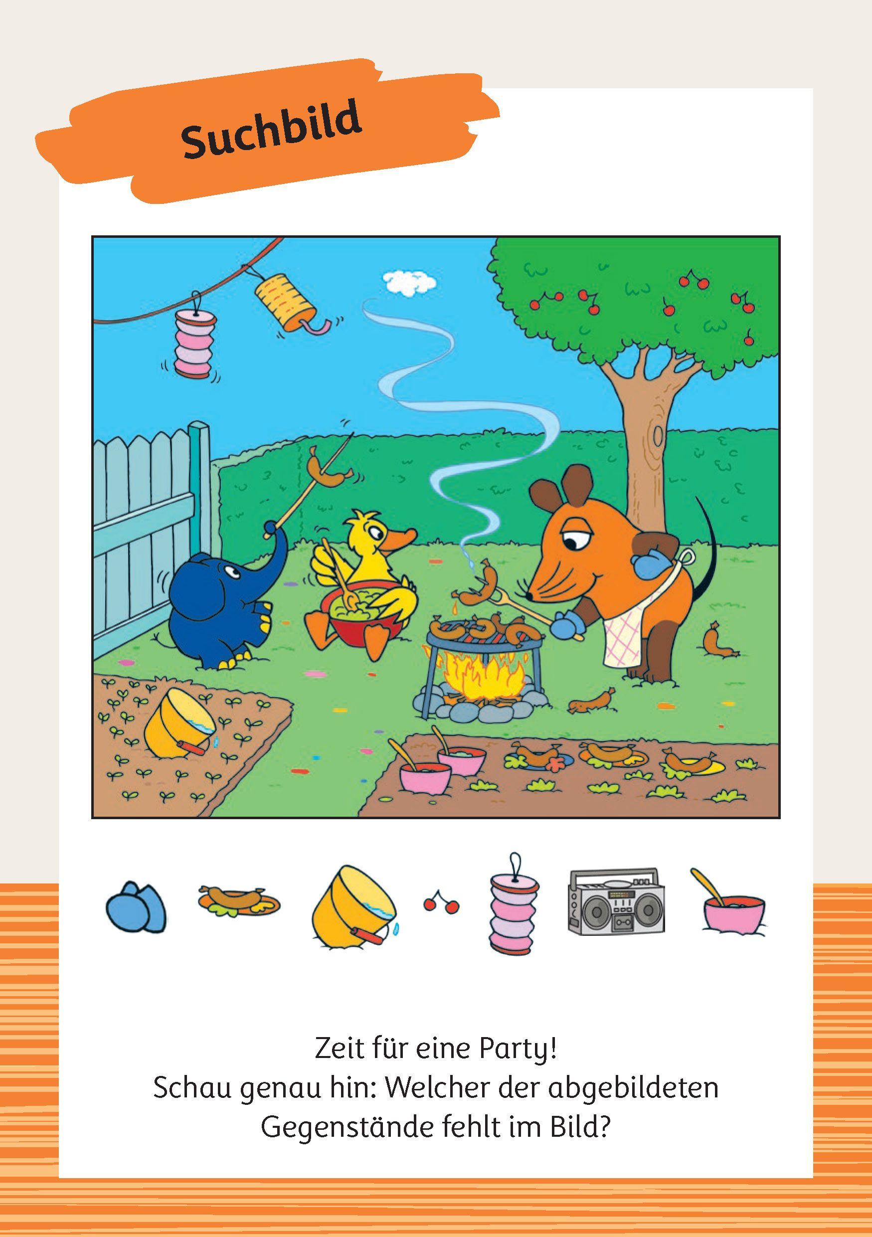 Beispielinhalt (Bild) Mein kleiner Maus-Vorschulblock. Vorschulübungen für Kinder ab 5 Jahren