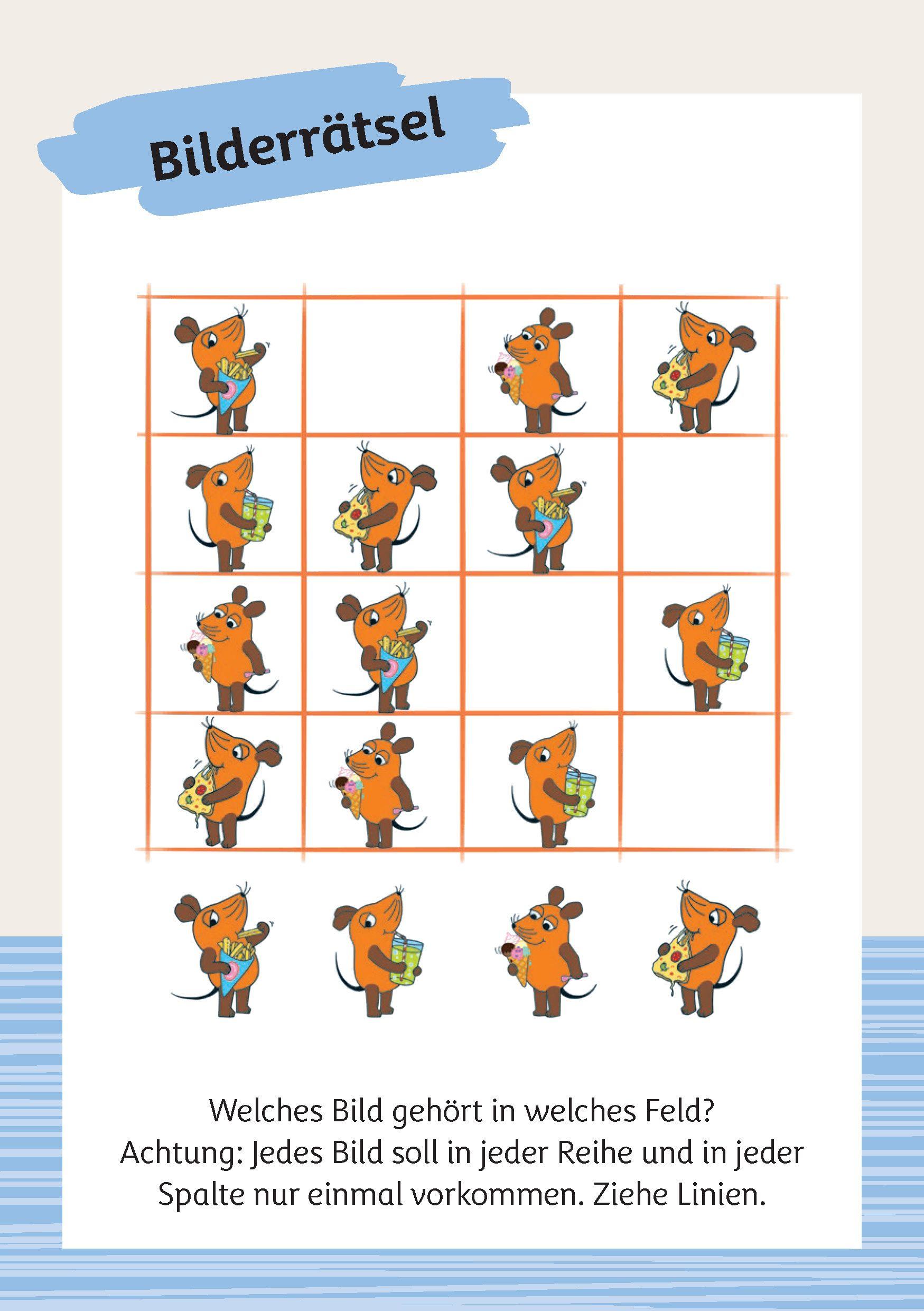 Beispielinhalt (Bild) Mein kleiner Maus-Vorschulblock. Vorschulübungen für Kinder ab 5 Jahren