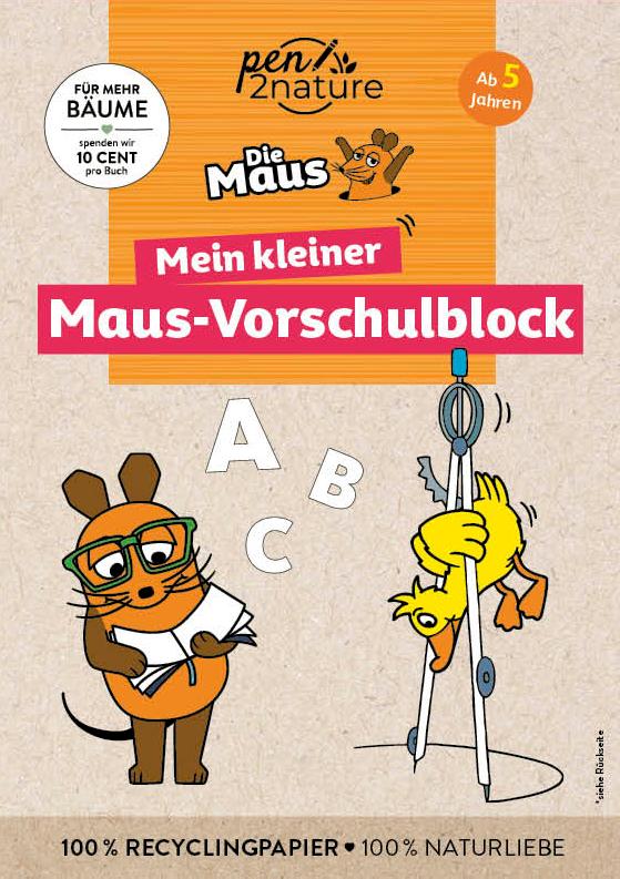 Vorderes Coverbild Mein kleiner Maus-Vorschulblock. Vorschulübungen für Kinder ab 5 Jahren