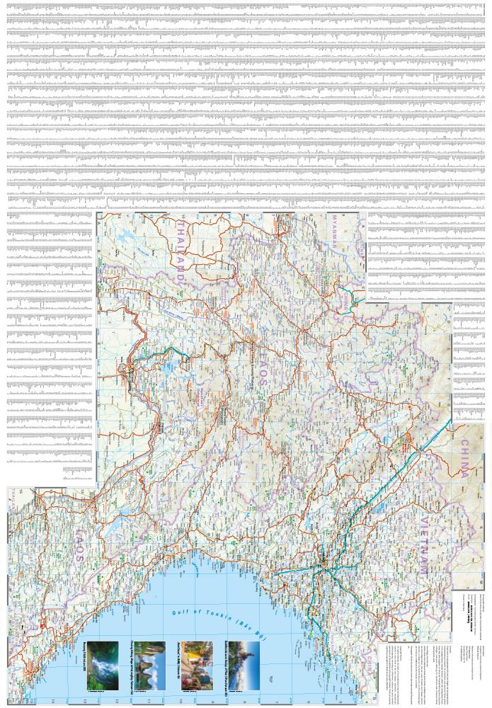Beispielinhalt (Bild) Reise Know-How Landkarte Vietnam, Laos, Kambodscha (1:1.200.000)