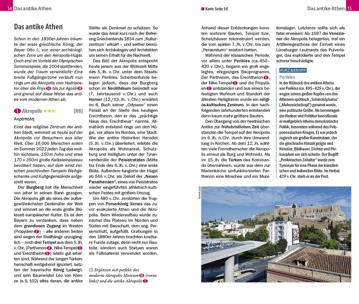 Beispielinhalt (Bild) Reise Know-How CityTrip Athen