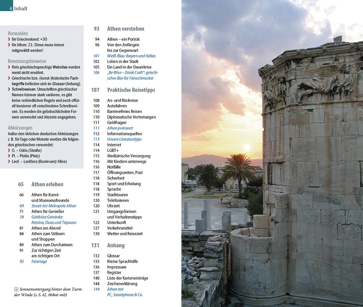 Beispielinhalt (Bild) Reise Know-How CityTrip Athen