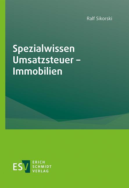 Vorderes Coverbild Spezialwissen Umsatzsteuer - Immobilien