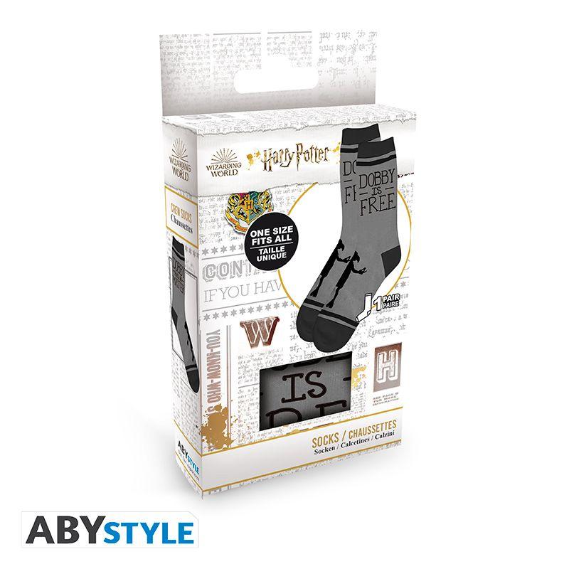 Beispielinhalt (Bild) HARRY POTTER - Socks - Black & Grey - Dobby