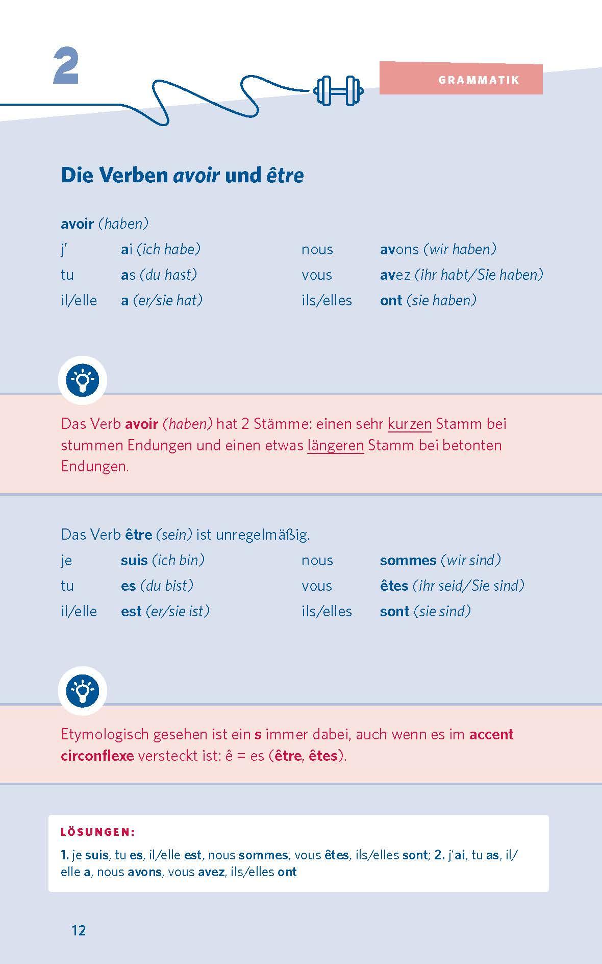 Beispielinhalt (Bild) PONS 10-Minuten-Workout Französisch