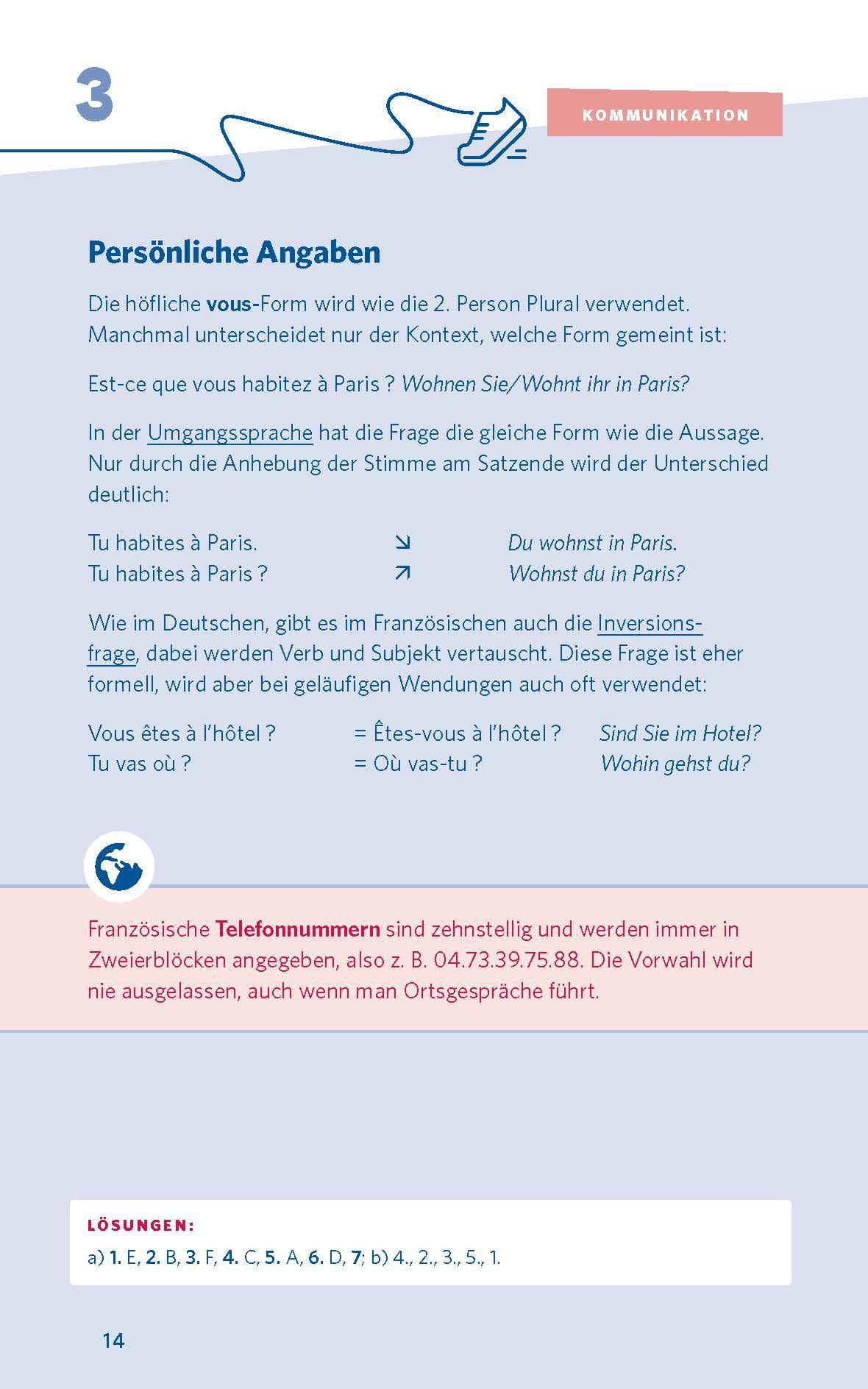 Beispielinhalt (Bild) PONS 10-Minuten-Workout Französisch