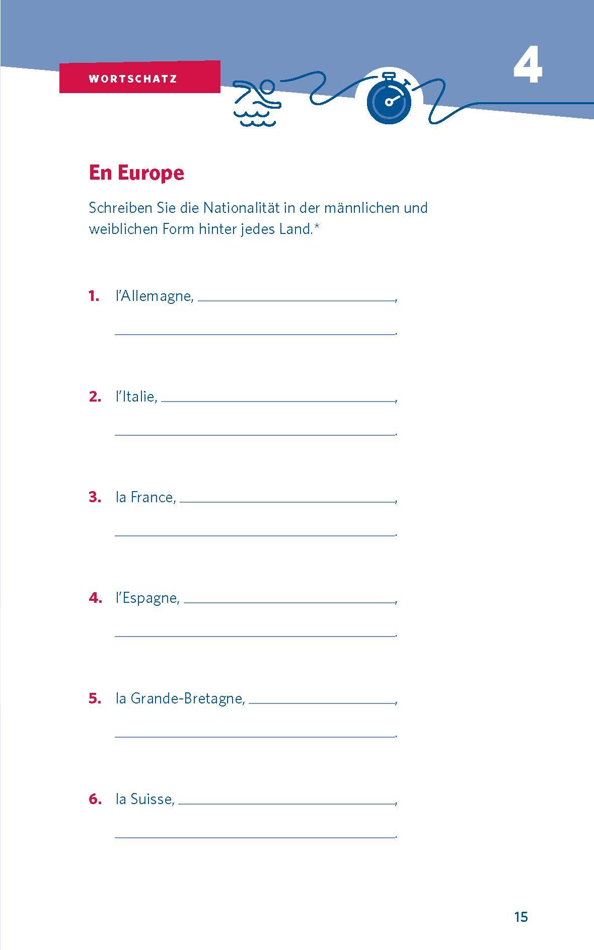 Beispielinhalt (Bild) PONS 10-Minuten-Workout Französisch