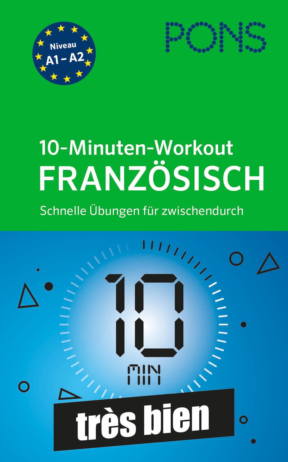 Vorderes Coverbild PONS 10-Minuten-Workout Französisch