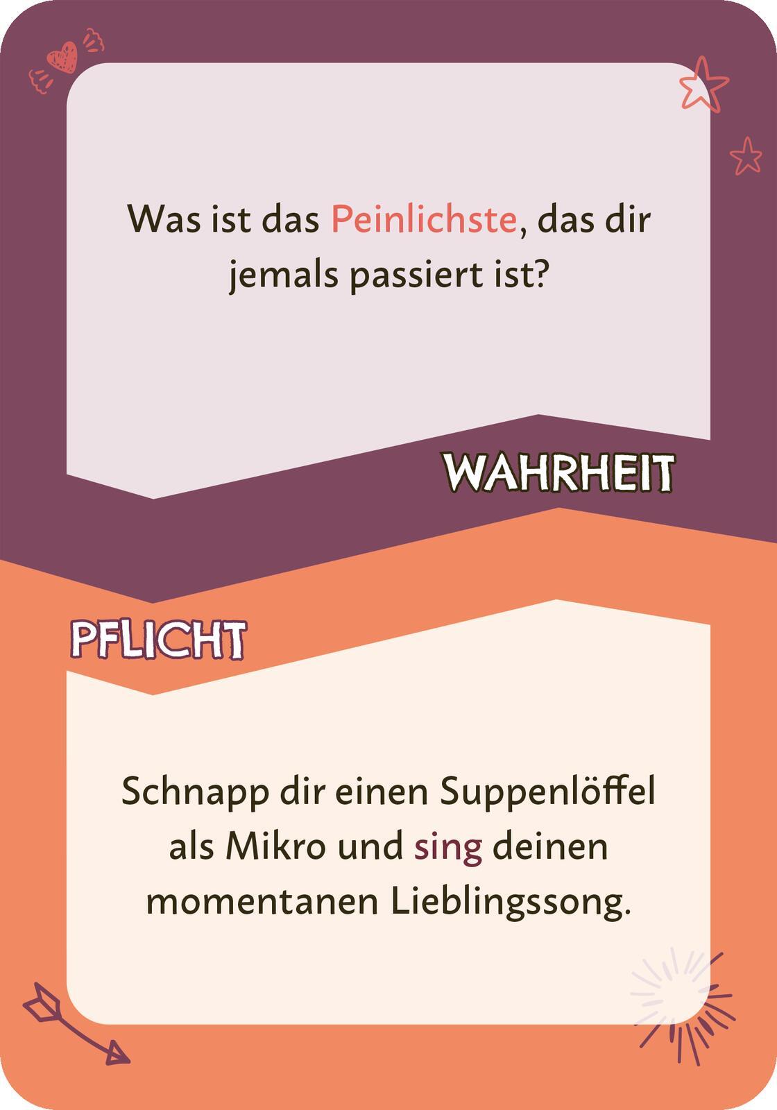 Beispielinhalt (Bild) Wahrheit oder Pflicht