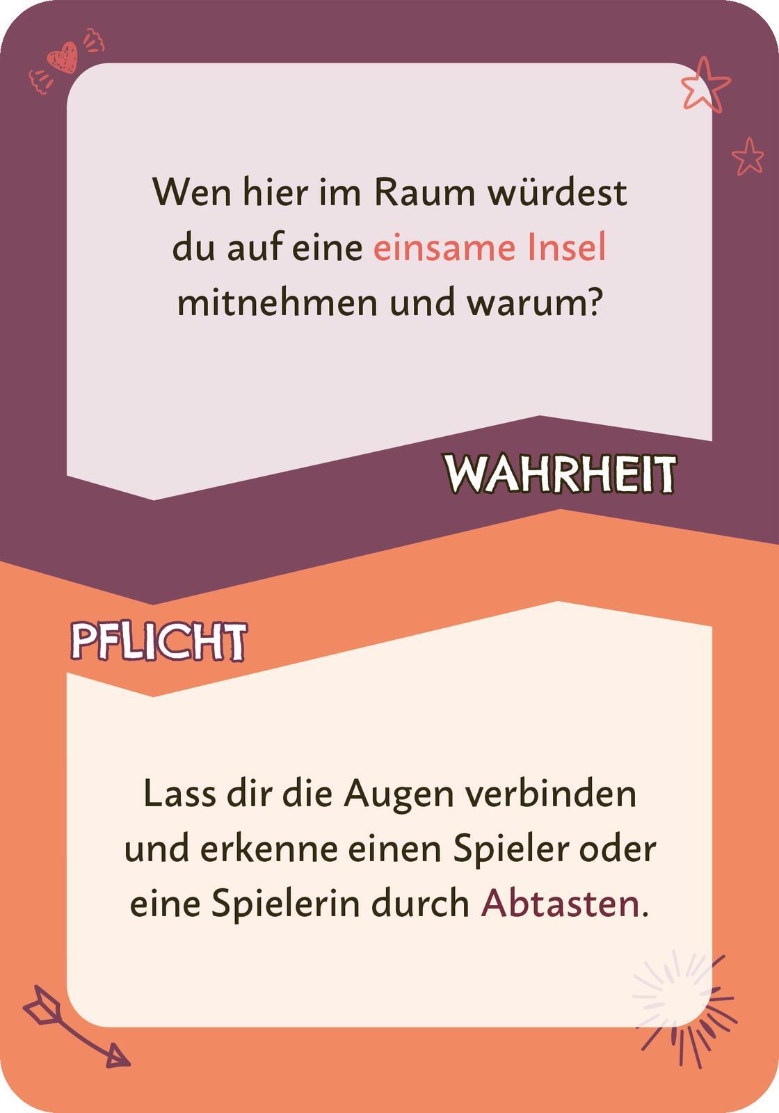 Beispielinhalt (Bild) Wahrheit oder Pflicht