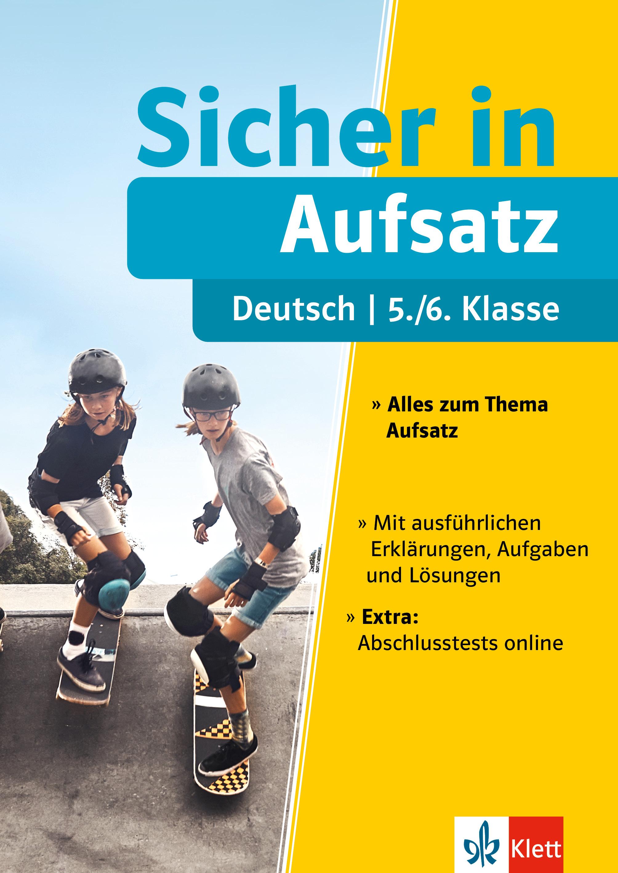 Vorderes Coverbild Sicher in Deutsch Aufsatz 5./6. Klasse