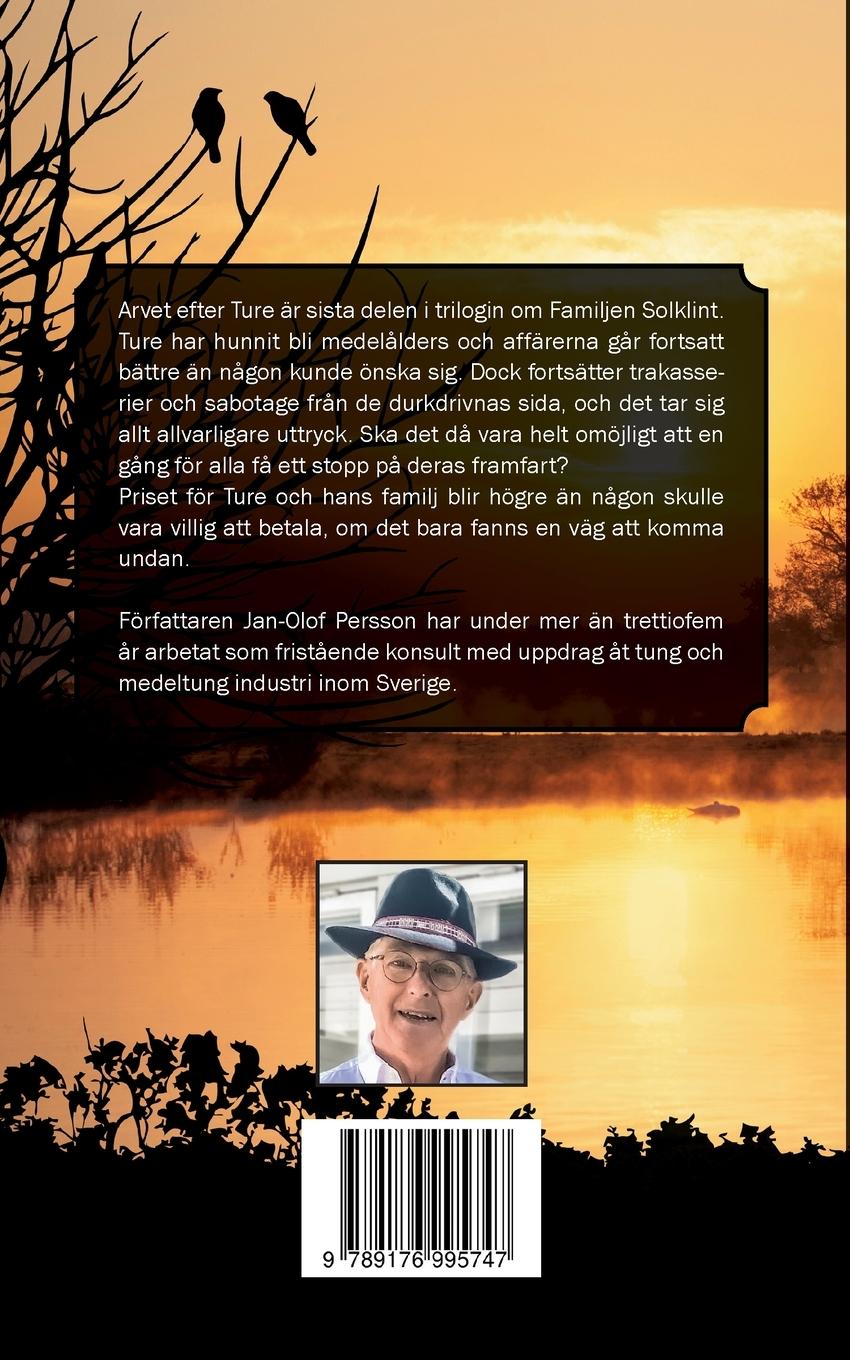 Rückseitencover Arvet efter Ture