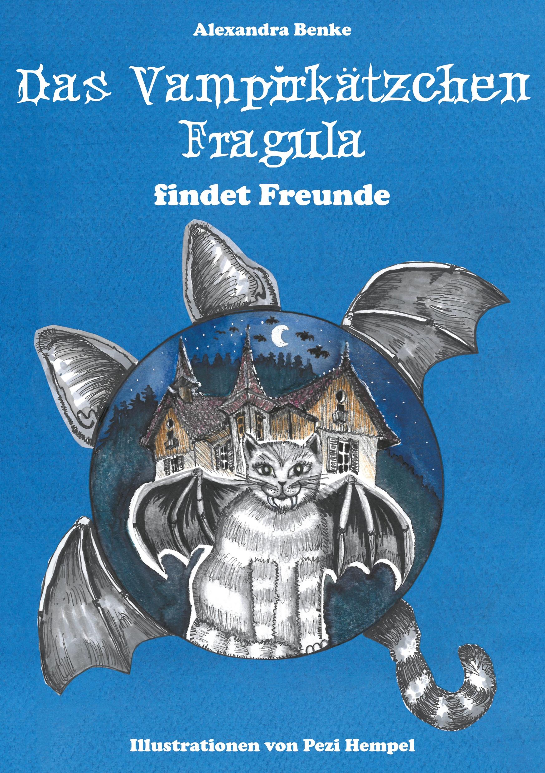 Vorderes Coverbild Das Vampirkätzchen Fragula - findet Freunde