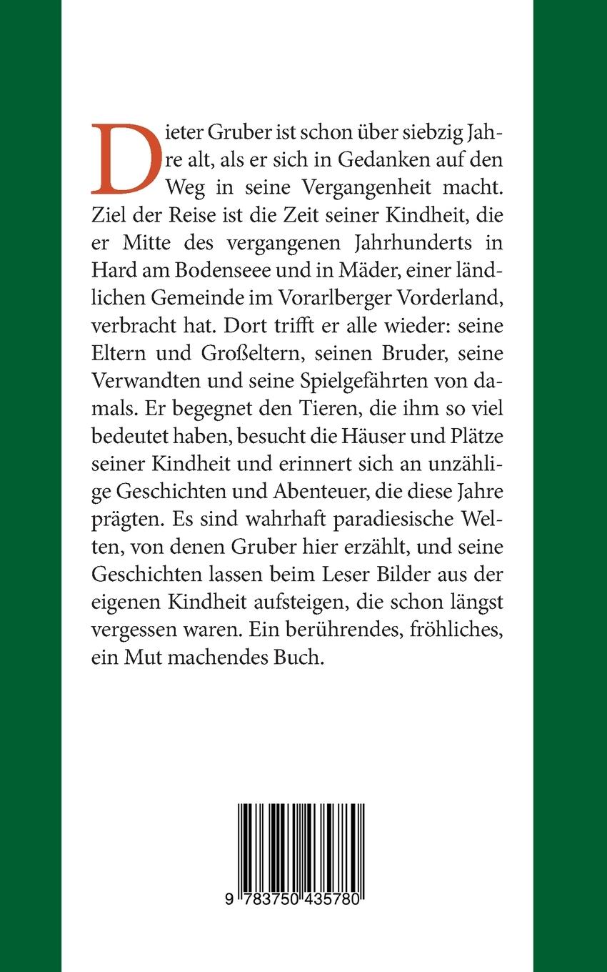 Rückseitencover Eine Kindheit in Mäder