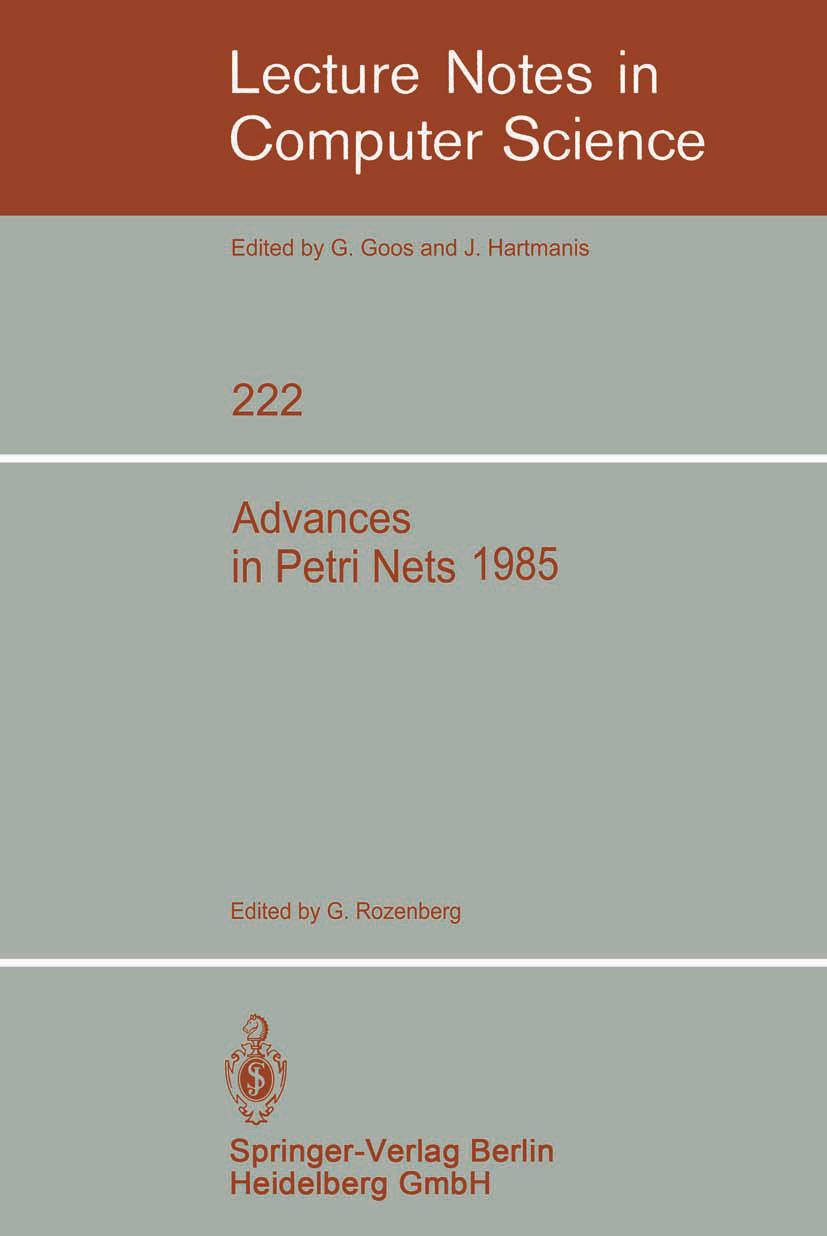 Vorderes Coverbild Advances in Petri Nets 1985