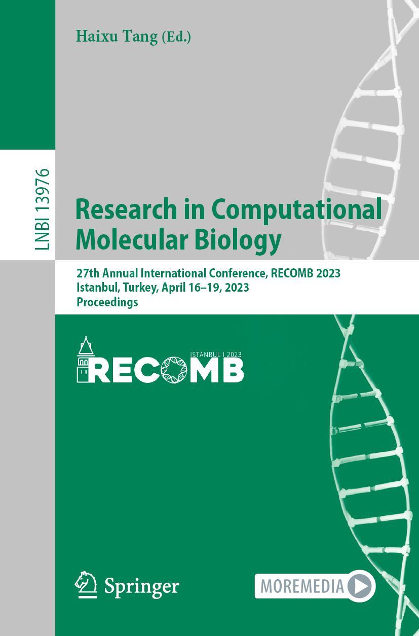Vorderes Coverbild Research in Computational Molecular Biology