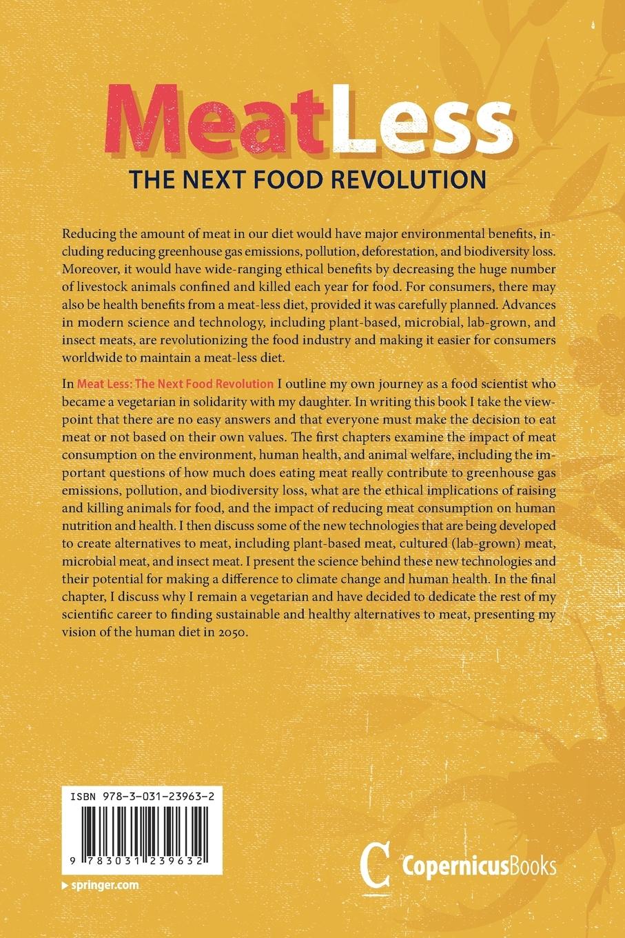 Rückseitencover Meat Less: The Next Food Revolution