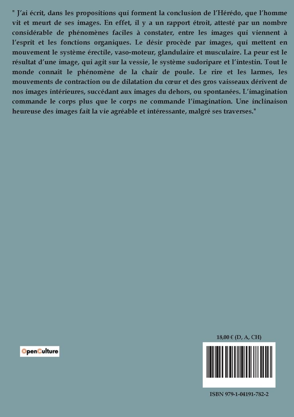 Rückseitencover Le monde des images