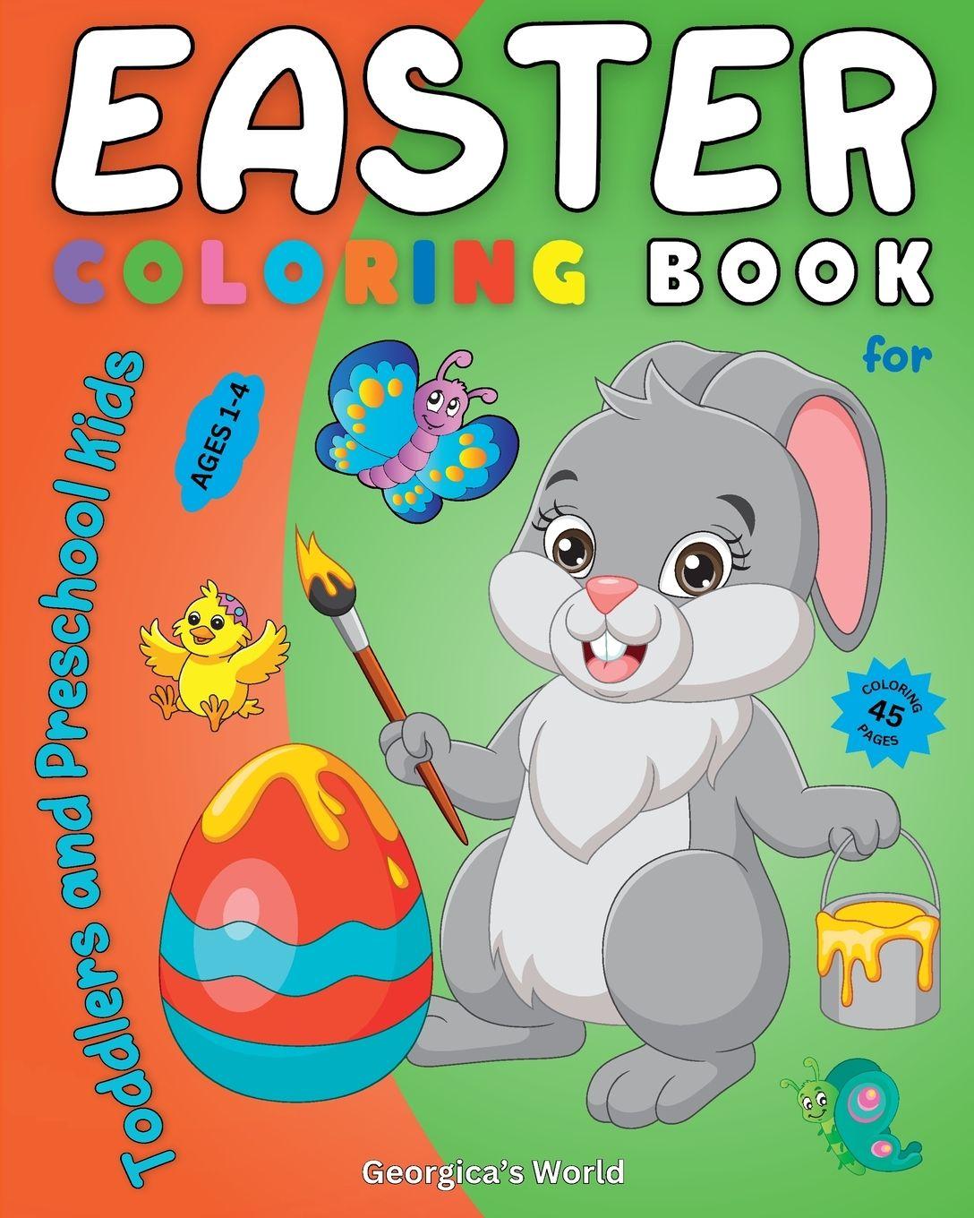 Vorderes Coverbild Easter Coloring Book for Toddlers and Preschool Kids