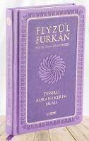 Vorderes Coverbild Feyzül Furkan Tefsirli Kuran-i Kerim Meali Büyük Boy, Tefsirli Meal, Ciltli, Lila