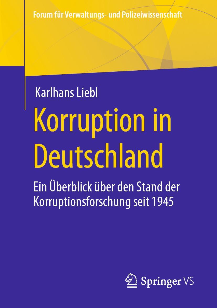 Vorderes Coverbild Korruption in Deutschland