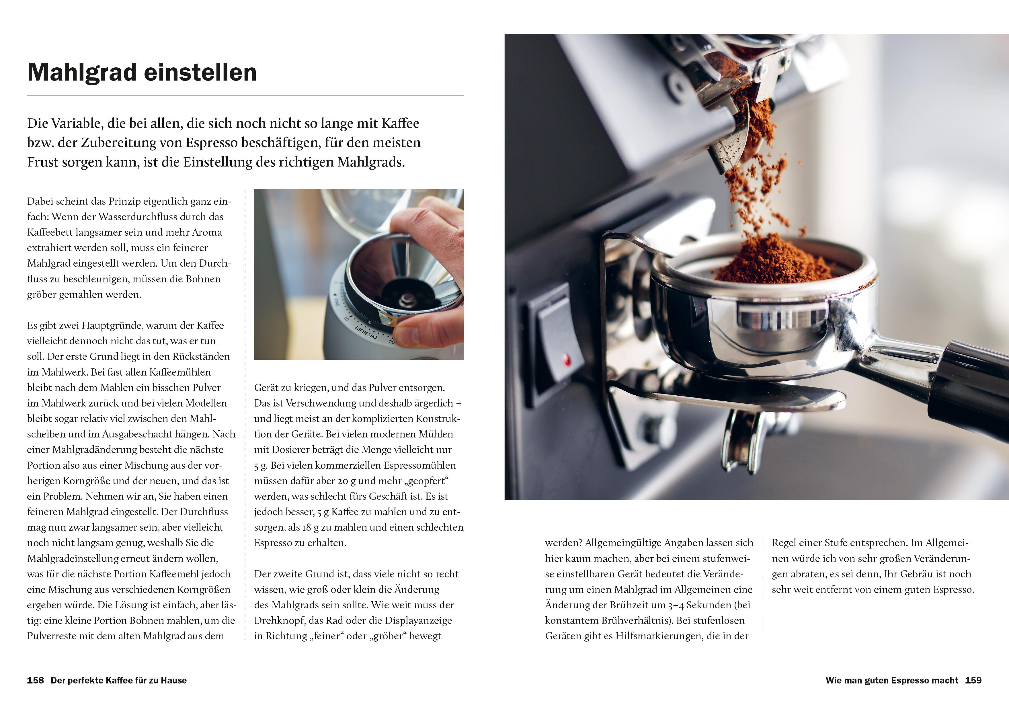 Beispielinhalt (Bild) Der perfekte Kaffee für zu Hause - Das Praxis-Handbuch für Kaffeeliebhaber, Baristas und Espresso-Fans