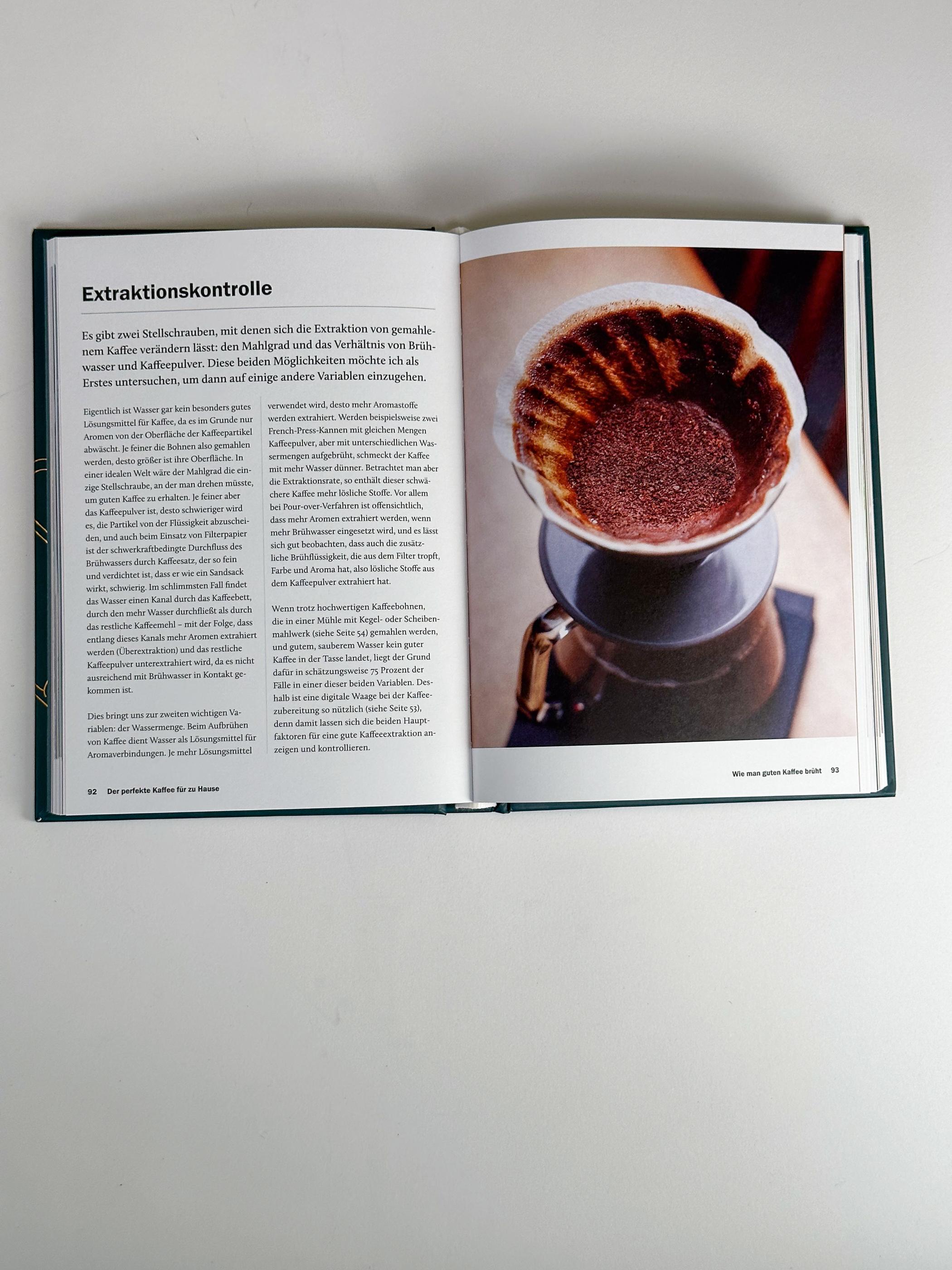 Beispielinhalt (Bild) Der perfekte Kaffee für zu Hause - Das Praxis-Handbuch für Kaffeeliebhaber, Baristas und Espresso-Fans