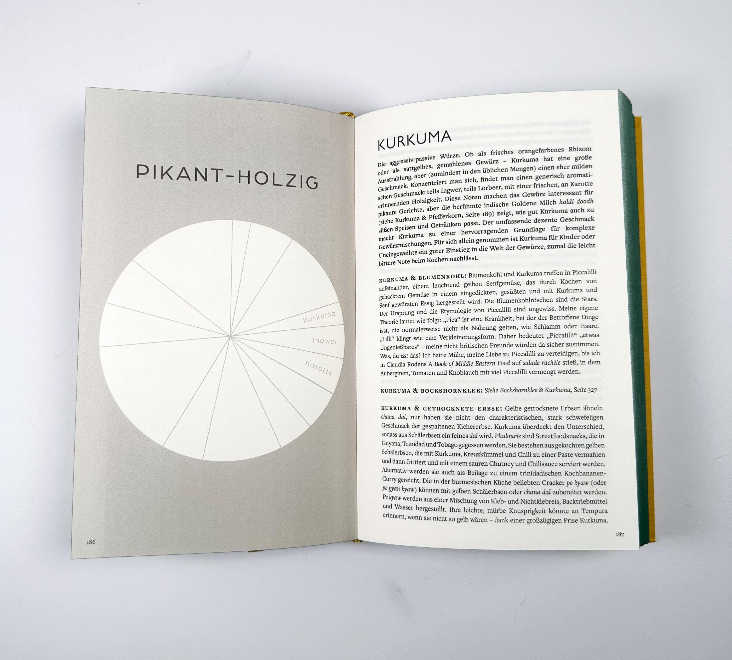 Beispielinhalt (Bild) Der Geschmacksthesaurus (Band 2) - noch mehr Aromen