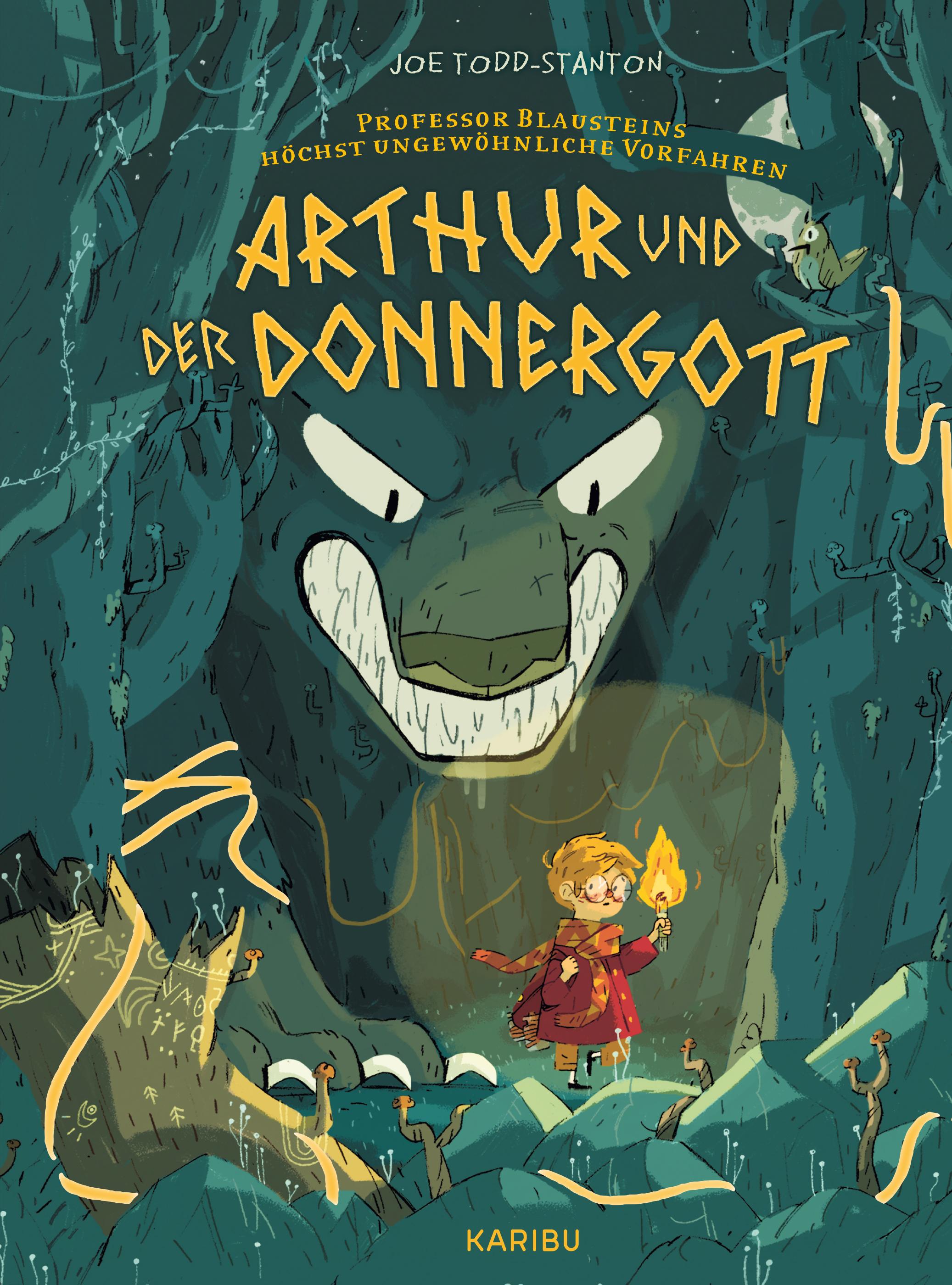 Vorderes Coverbild Professor Blausteins höchst ungewöhnliche Vorfahren (Band 1) - Arthur und der Donnergott