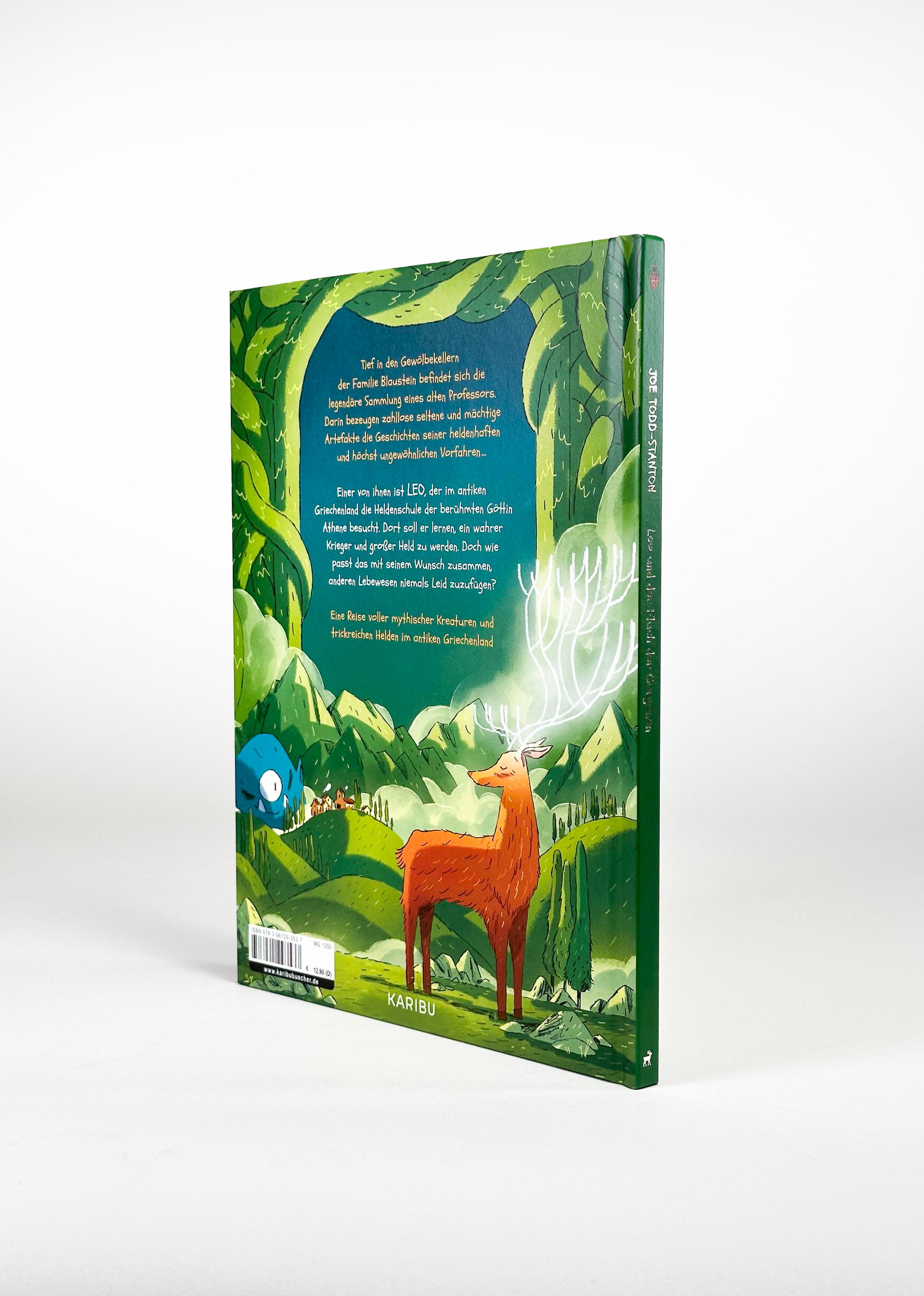 Beispielinhalt (Bild) Professor Blausteins höchst ungewöhnliche Vorfahren (Band 2) - Leo und der Fluch der Gorgonen