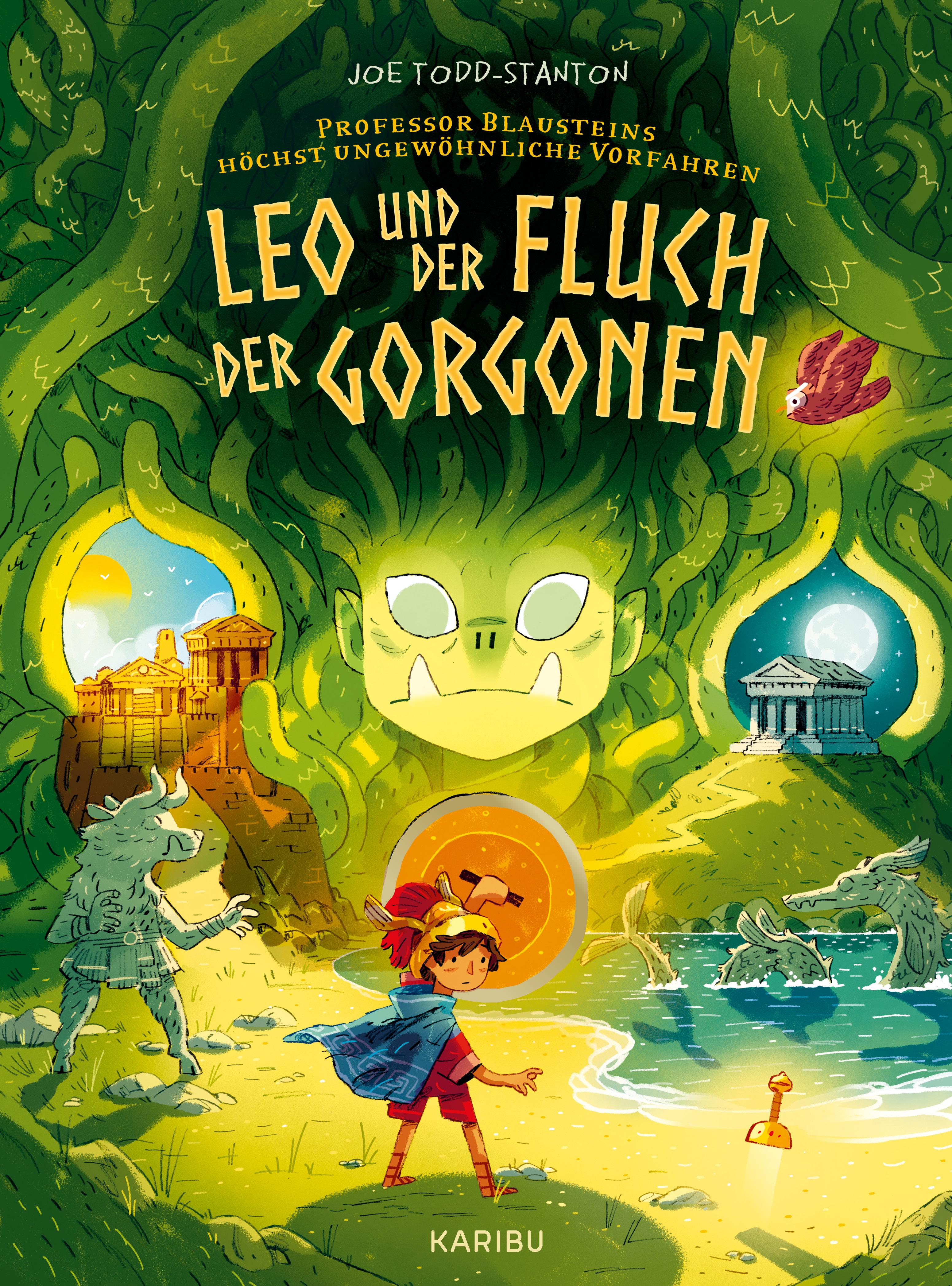 Vorderes Coverbild Professor Blausteins höchst ungewöhnliche Vorfahren (Band 2) - Leo und der Fluch der Gorgonen