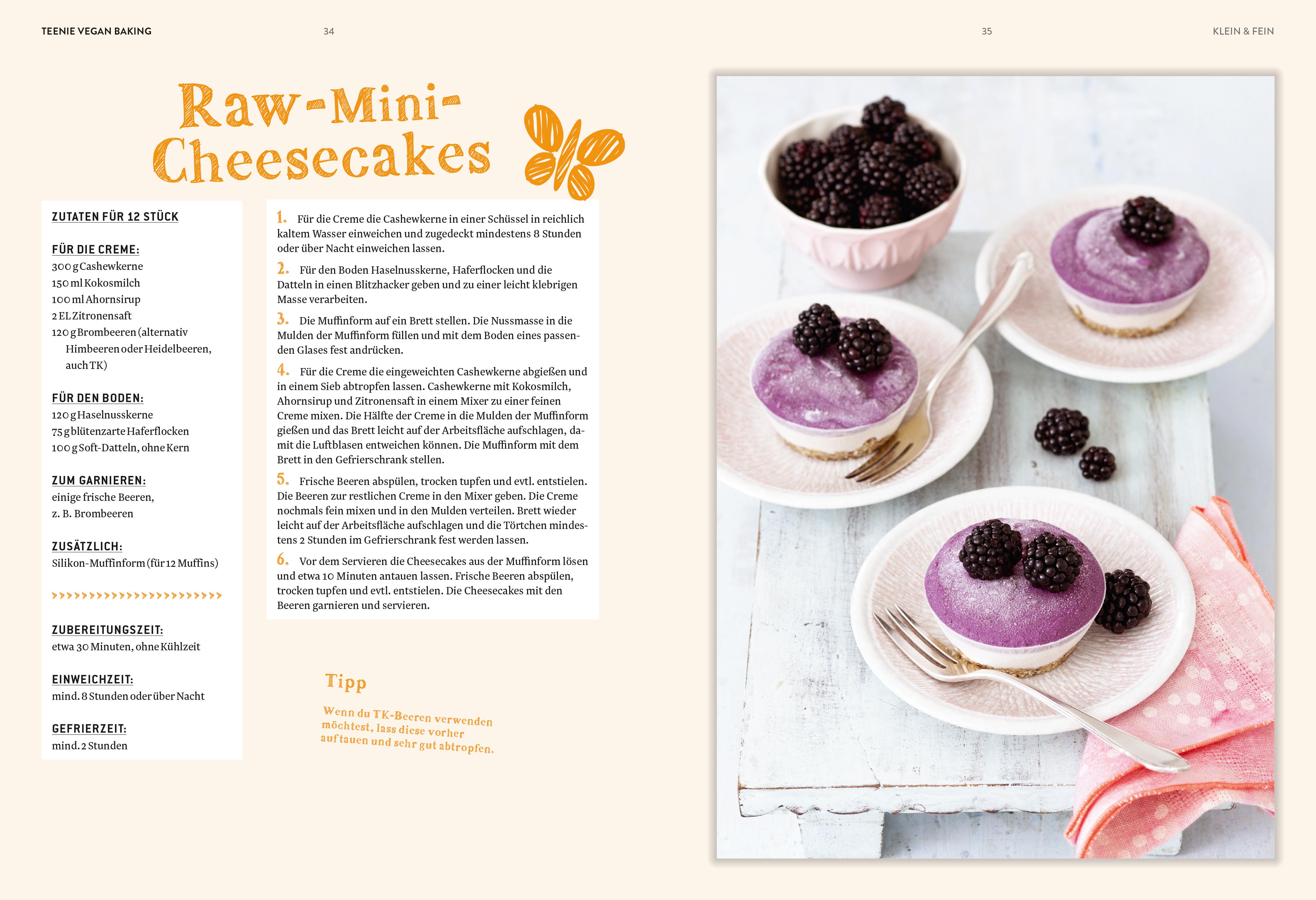 Beispielinhalt (Bild) Teenie Vegan Baking