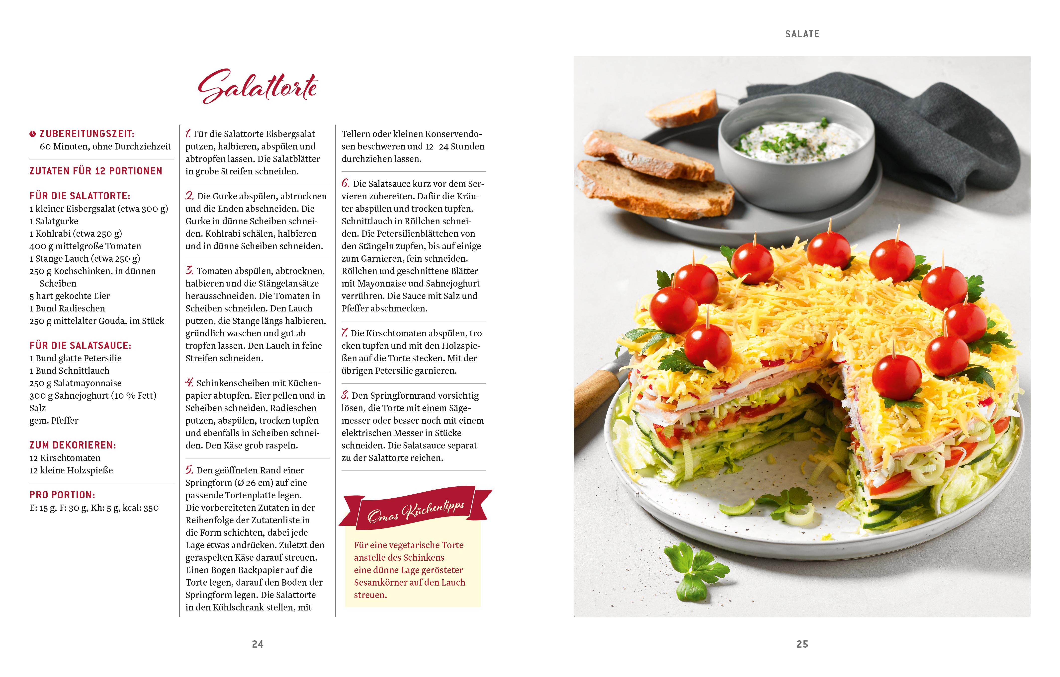 Beispielinhalt (Bild) Omas Küchenklassiker