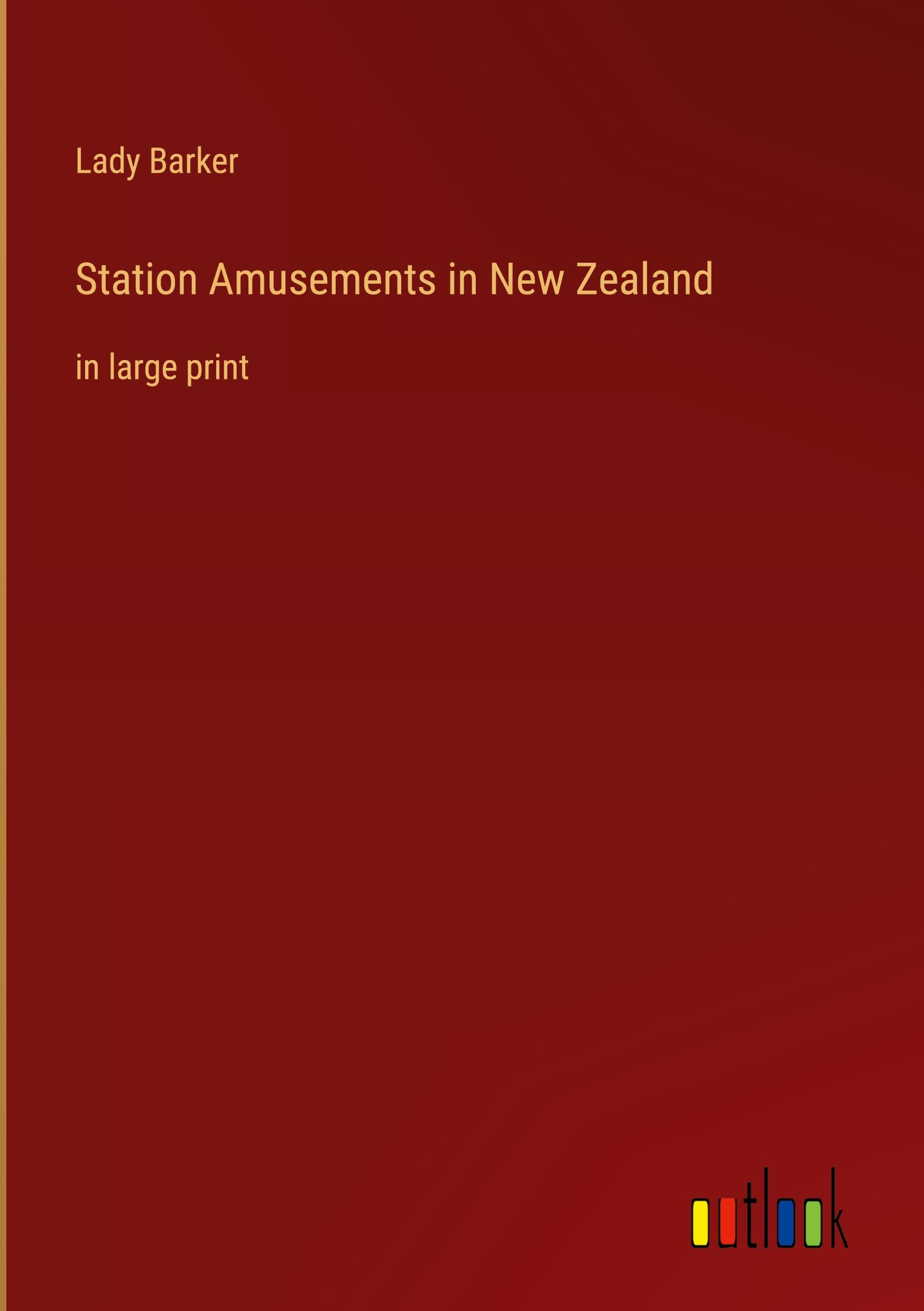 Vorderes Coverbild Station Amusements in New Zealand