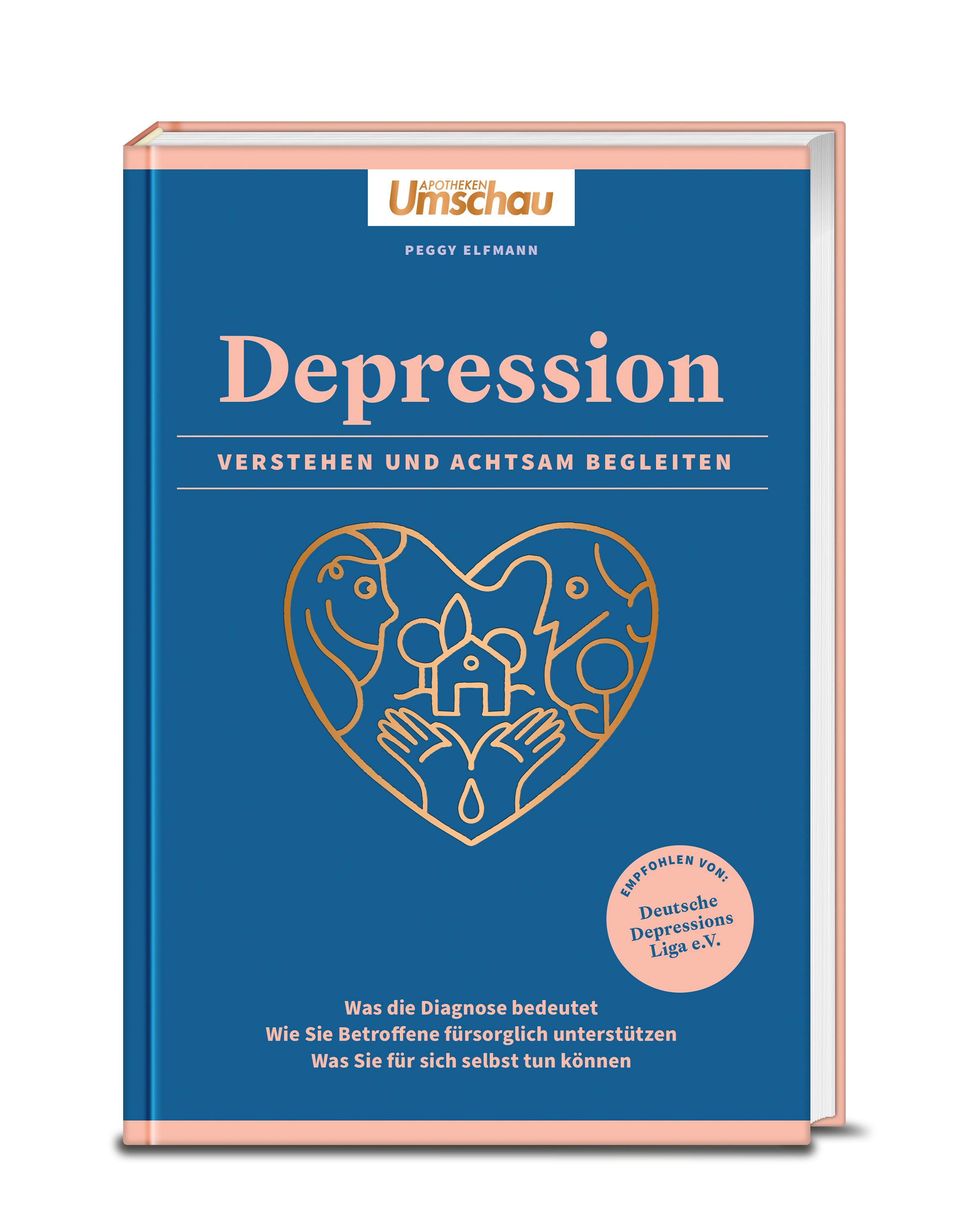 Vorderes Coverbild Apotheken Umschau: Depression. Verstehen und achtsam begleiten