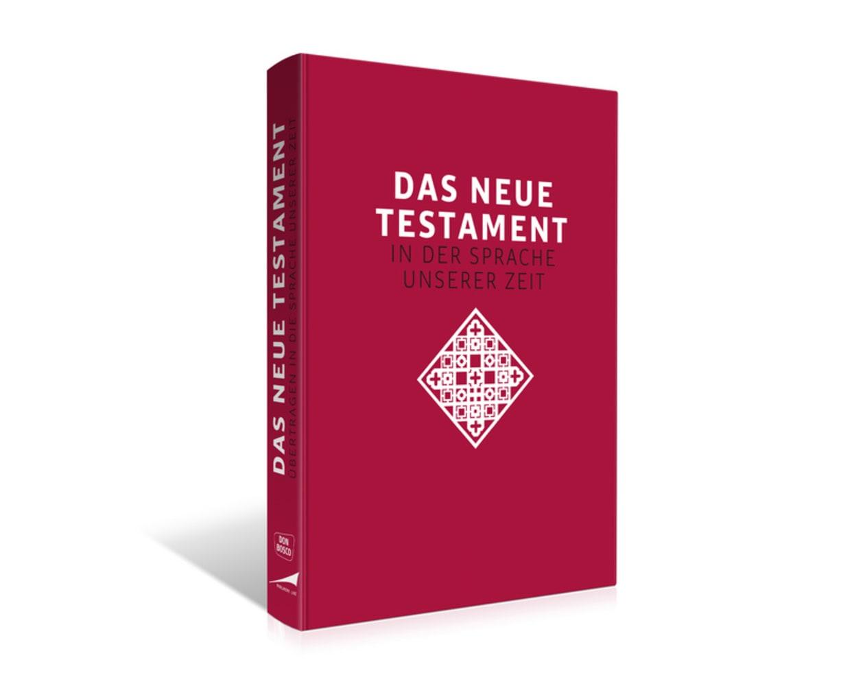 Vorderes Coverbild Das neue Testament. Übertragen in die Sprache unserer Zeit. Rote Ausgabe