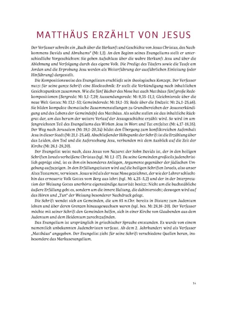 Beispielinhalt (Bild) Das neue Testament. Übertragen in die Sprache unserer Zeit. Blaue Ausgabe