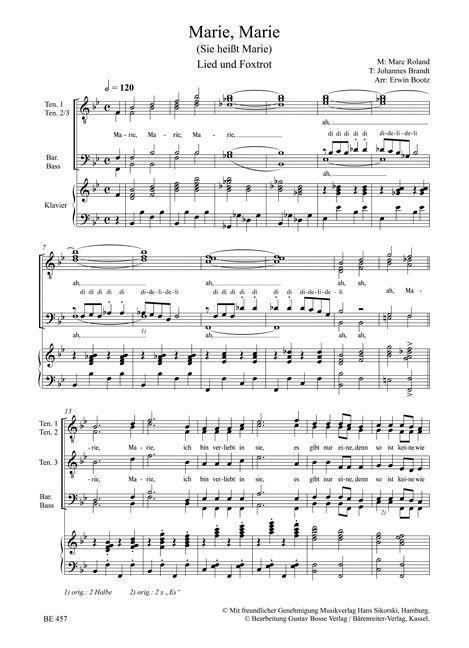 Beispielinhalt (Bild) Comedian Harmonists - Das Original, Band 5 -5 Originalarrangements für 4-5 Männerstimmen mit und ohne Klavier-