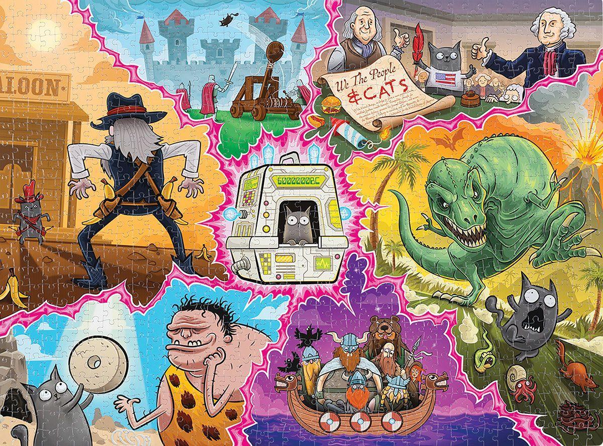 Beispielinhalt (Bild) Exploding Kittens Puzzle: A Tinkle in Time