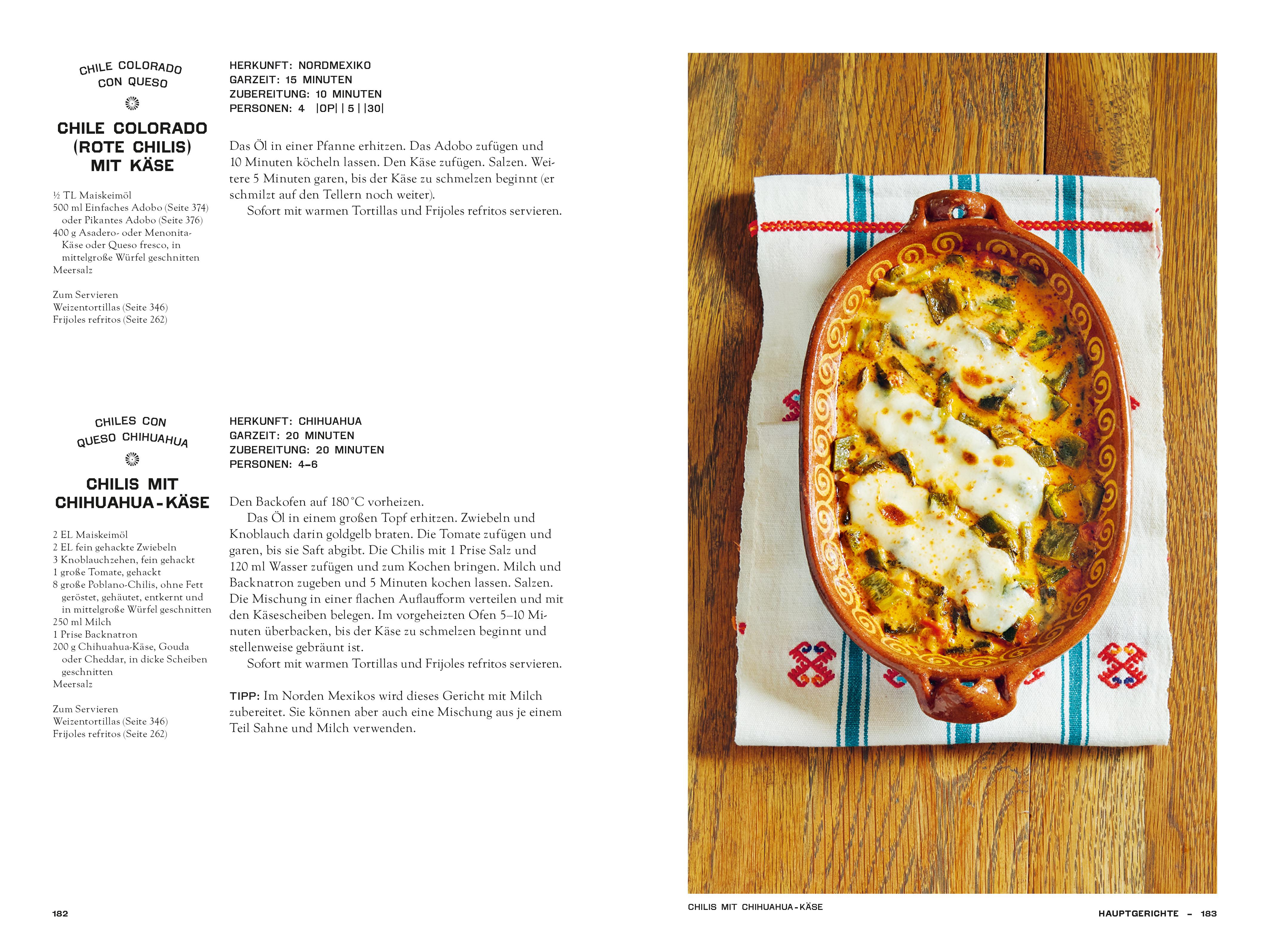 Beispielinhalt (Bild) Mexiko vegetarisch - Das Kochbuch