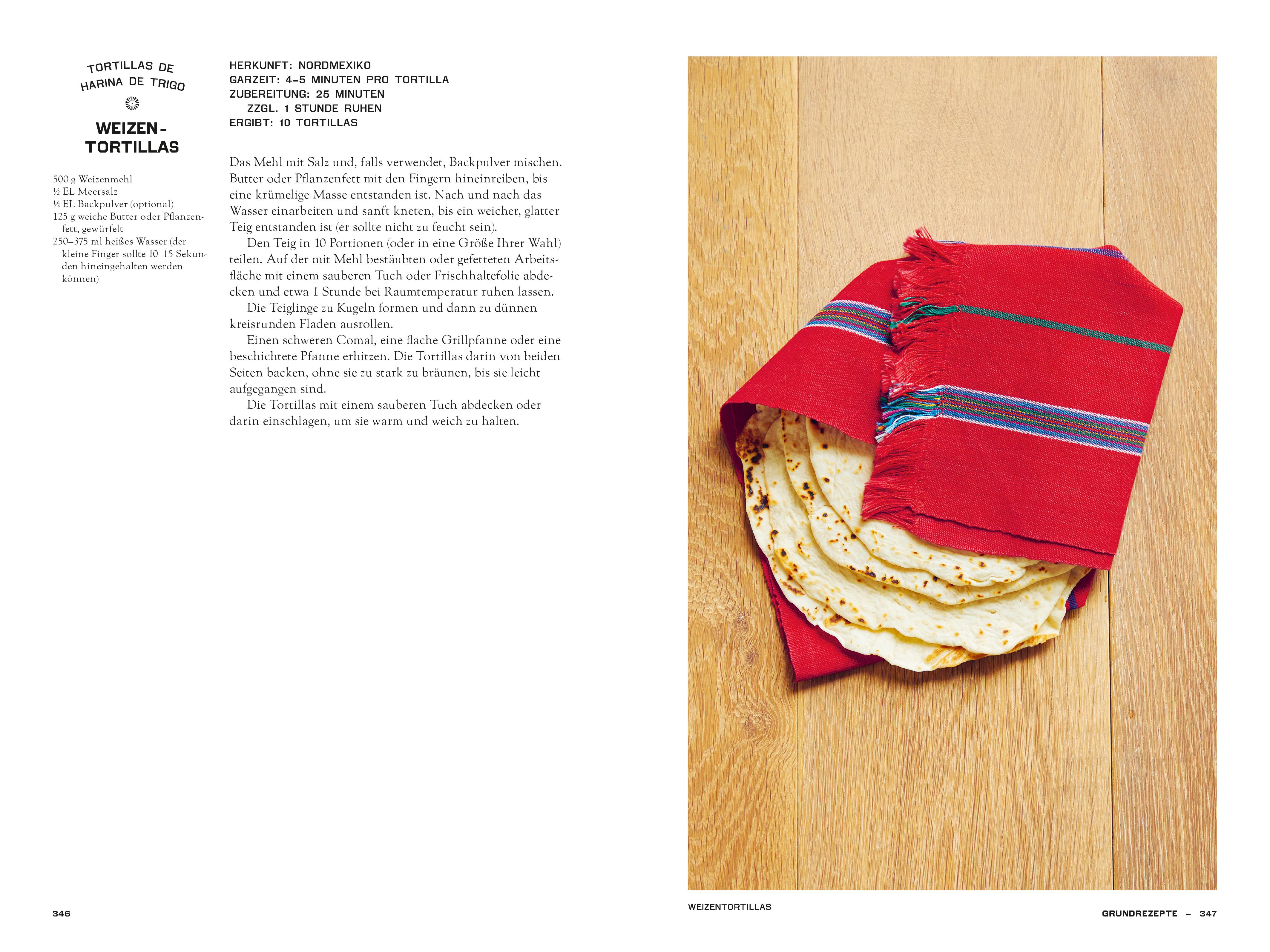 Beispielinhalt (Bild) Mexiko vegetarisch - Das Kochbuch