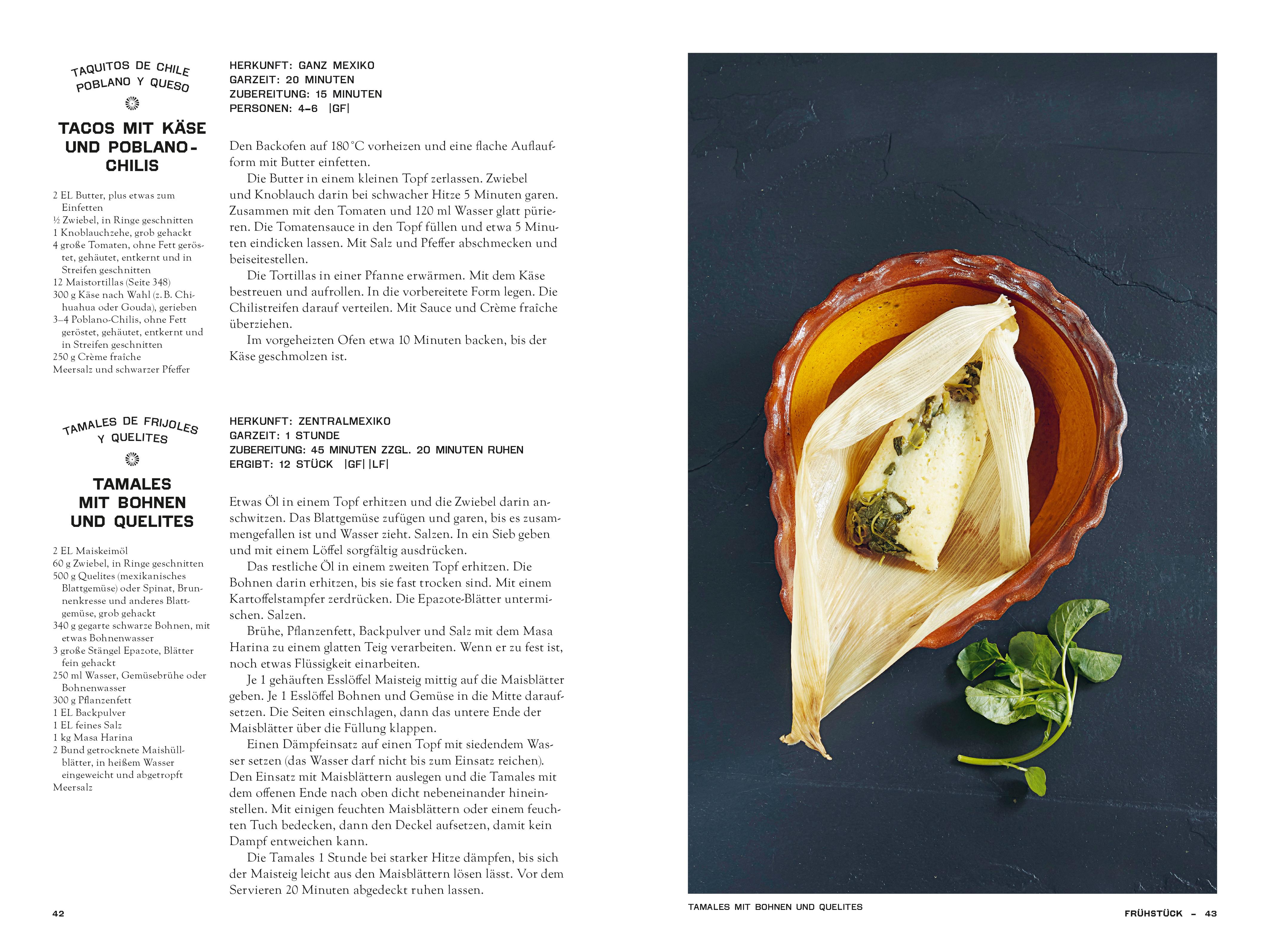 Beispielinhalt (Bild) Mexiko vegetarisch - Das Kochbuch