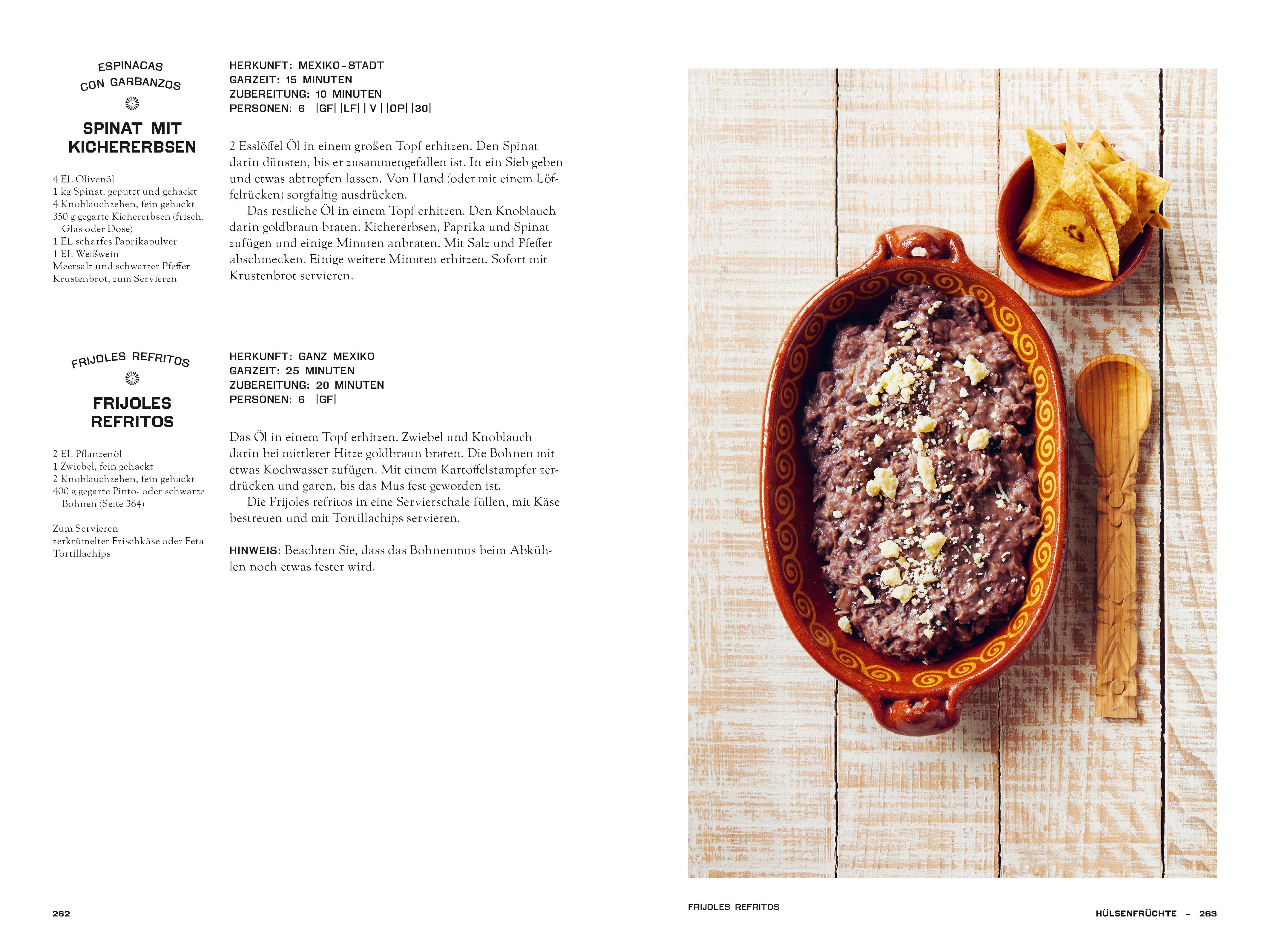 Beispielinhalt (Bild) Mexiko vegetarisch - Das Kochbuch