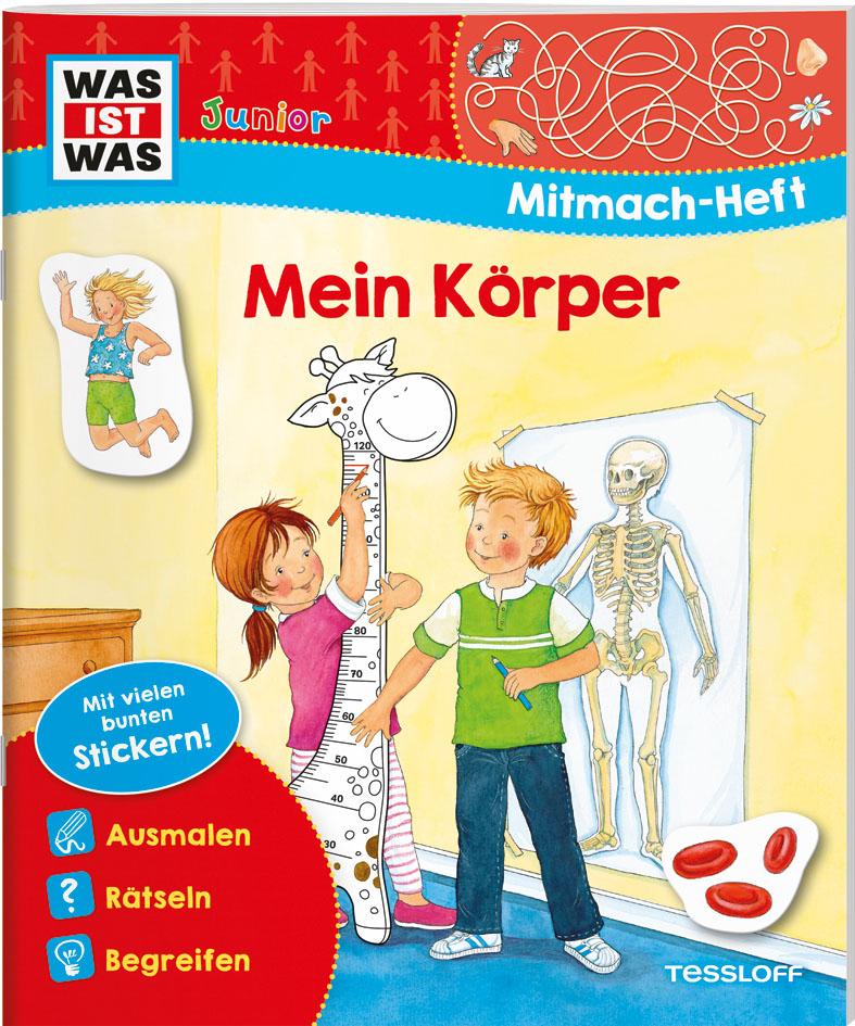 Vorderes Coverbild WAS IST WAS Junior Mitmach-Heft Mein Körper