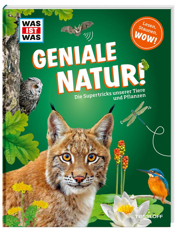 Vorderes Coverbild WAS IST WAS Geniale Natur! Die Supertricks unserer Tiere und Pflanzen