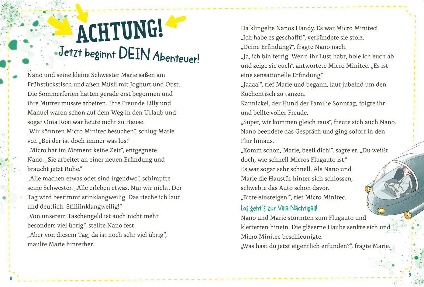 Beispielinhalt (Bild) Der kleine Medicus. Escape. Jagd auf den Nanobot