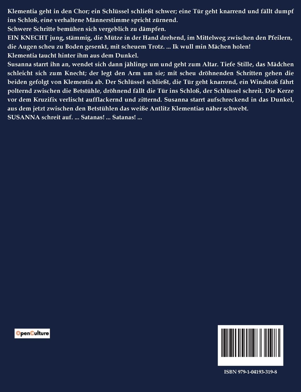Rückseitencover Sancta Susanna