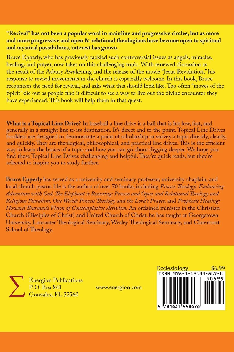 Rückseitencover Process Theology and the Revival We Need