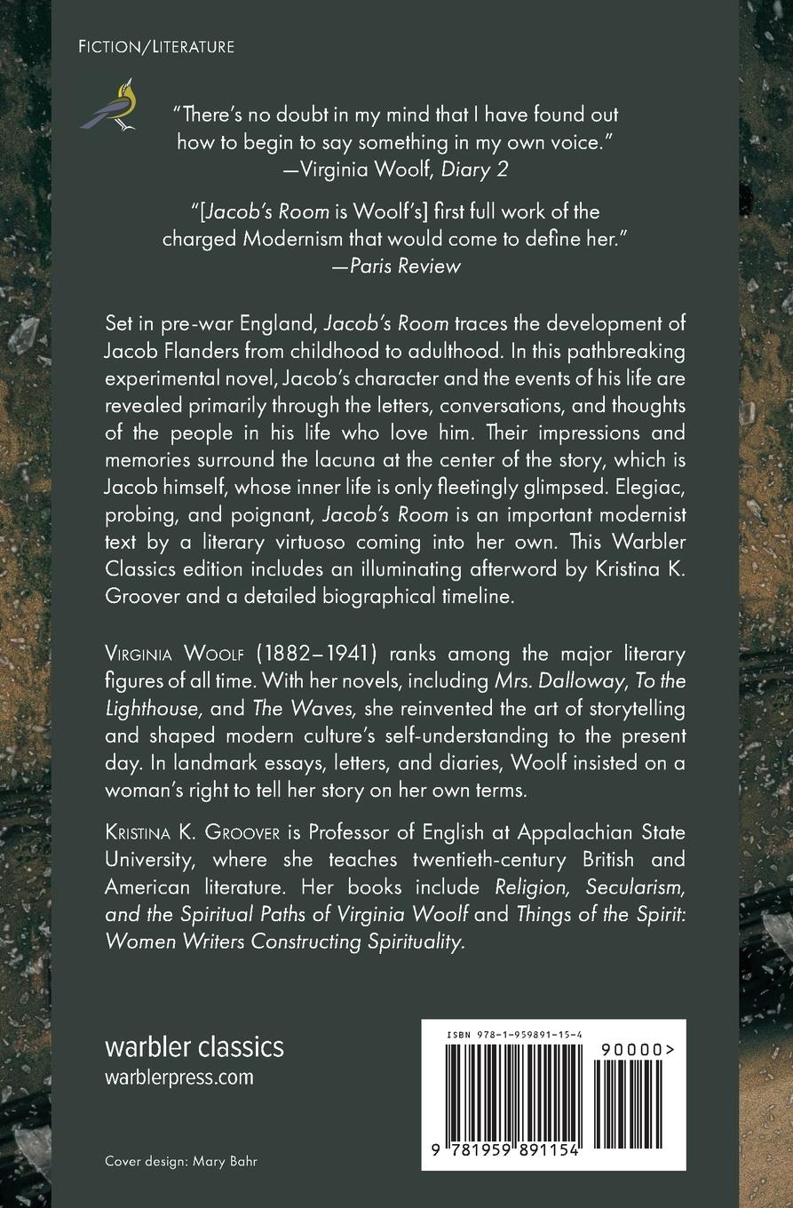 Rückseitencover Jacob's Room (Warbler Classics Annotated Edition)