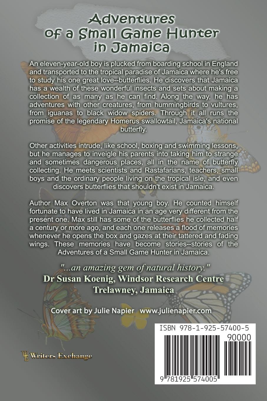 Rückseitencover Adventures of a Small Game Hunter in Jamaica